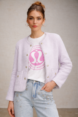 Дамско сако Soft Lilac – Elegant Chic Jacket