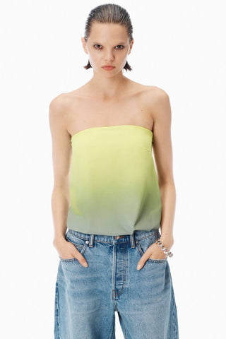 Дамски дънки Wide Leg с камъни – модерен широк модел